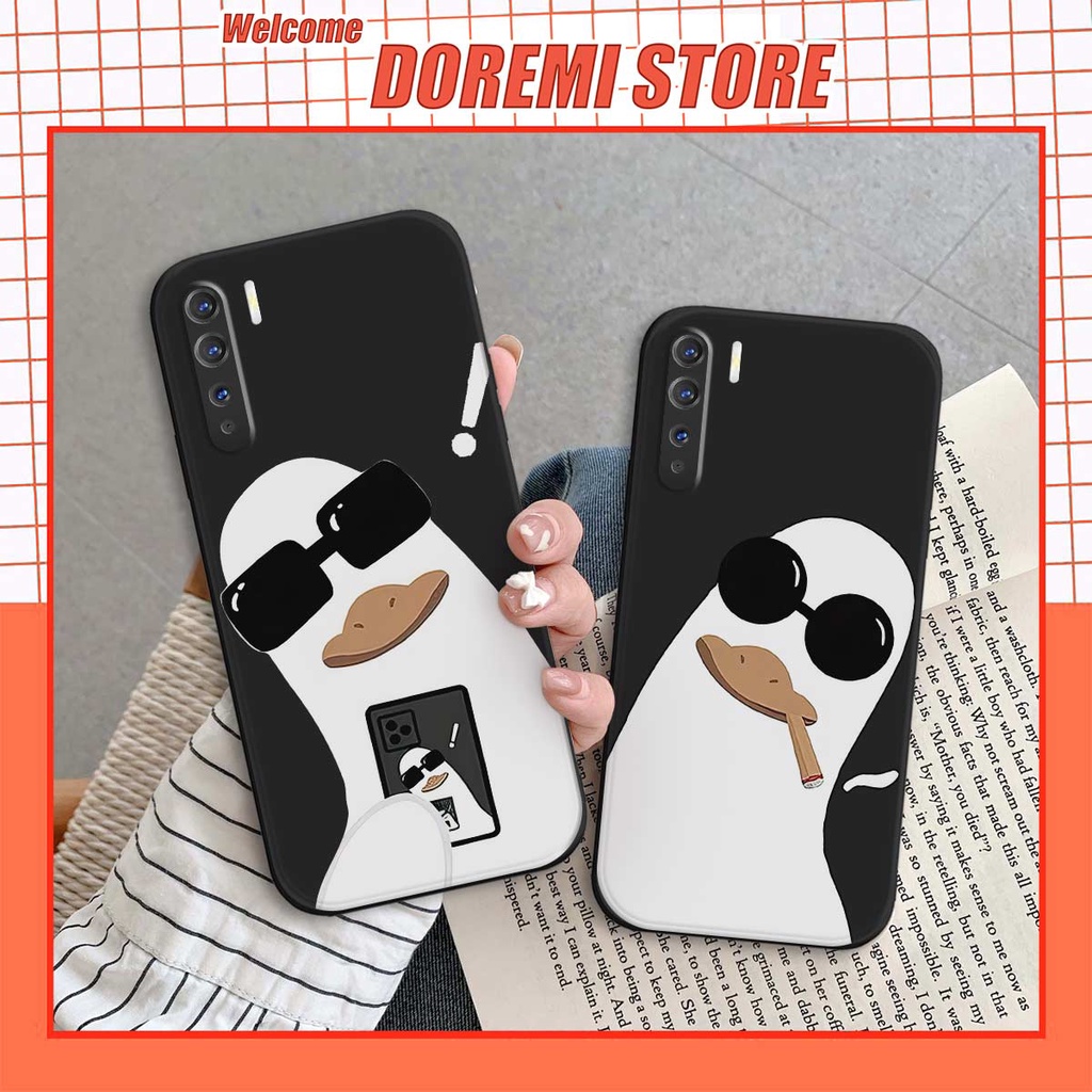 Ốp lưng TPU Oppo Reno3 / Reno3 Pro / Reno 3 chú vịt đeo kính dễ thương, ốp silicon TPU dẻo rẻ đẹp