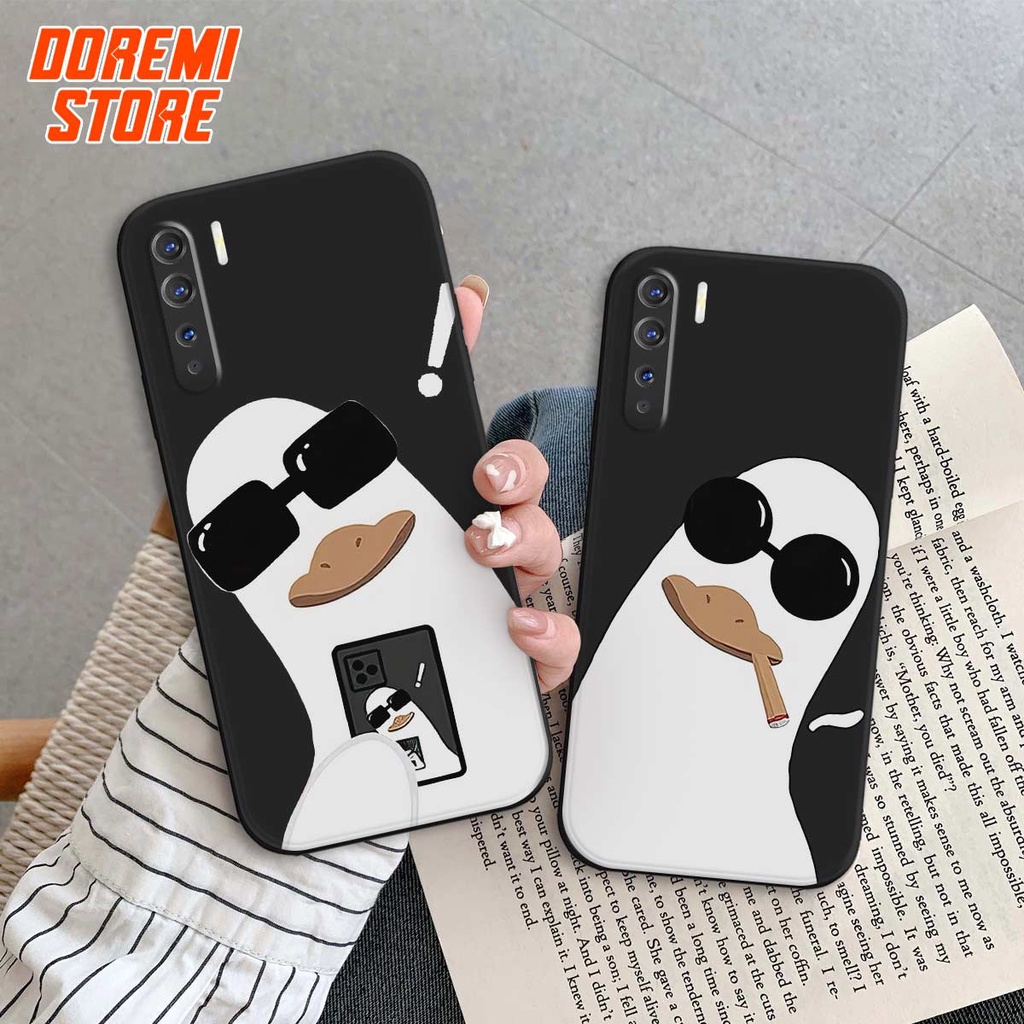 Ốp lưng TPU Oppo Reno3 / Reno3 Pro / Reno 3 chú vịt đeo kính dễ thương, ốp silicon TPU dẻo rẻ đẹp