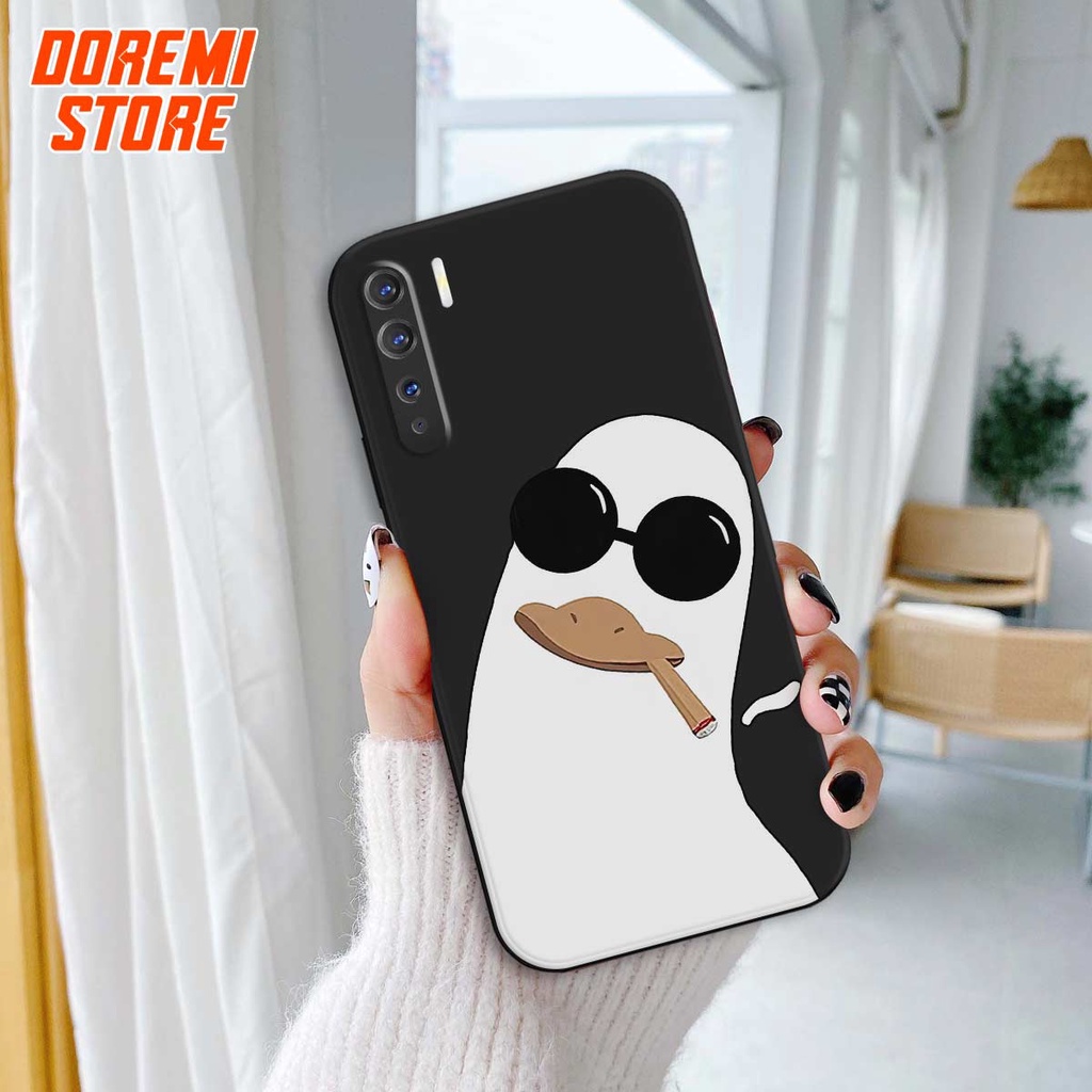 Ốp lưng TPU Oppo Reno3 / Reno3 Pro / Reno 3 chú vịt đeo kính dễ thương, ốp silicon TPU dẻo rẻ đẹp