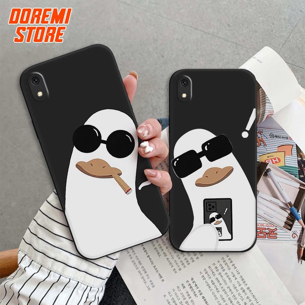 Ốp lưng TPU Xiaomi Redmi 7A / Redmi7A chú vịt đeo kính dễ thương, ốp silicon TPU dẻo rẻ đẹp