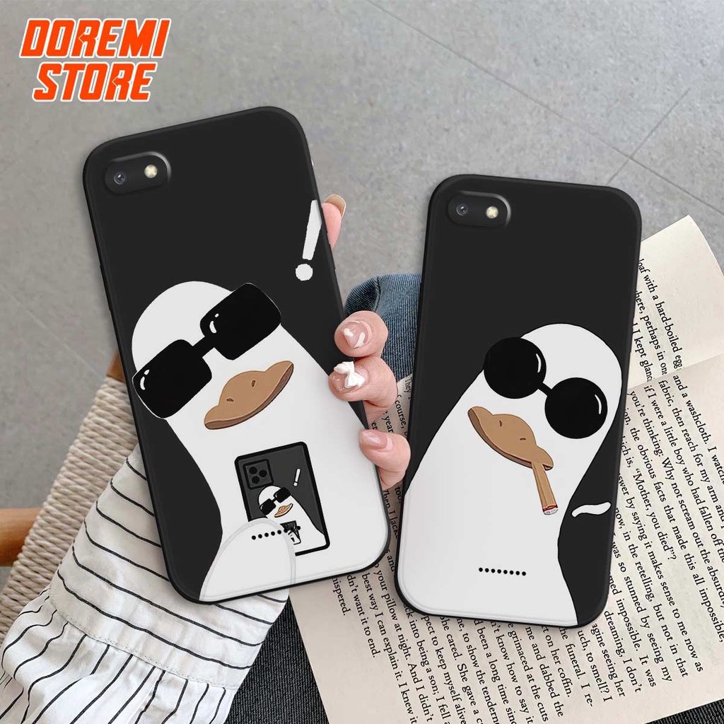 Ốp lưng TPU Xiaomi Redmi 4A / 5A / 6A chú vịt đeo kính dễ thương, ốp silicon TPU dẻo rẻ đẹp
