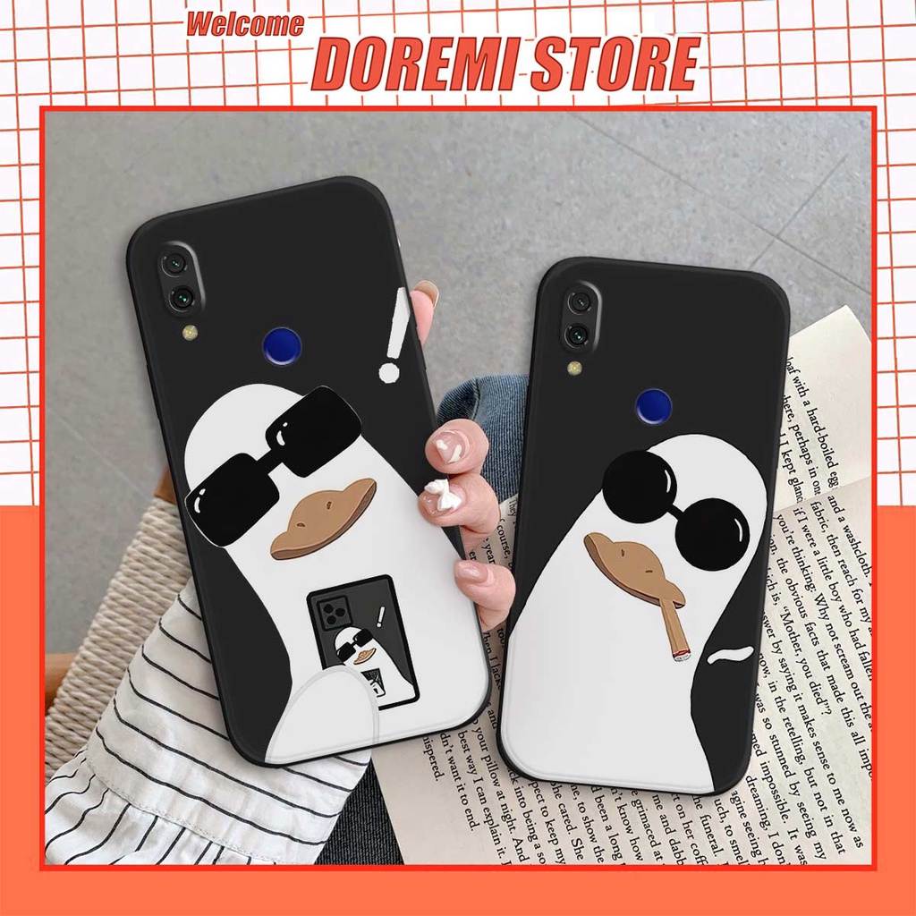 Ốp lưng TPU Xiaomi Redmi 7 / Redmi7 chú vịt đeo kính dễ thương, ốp silicon TPU dẻo rẻ đẹp