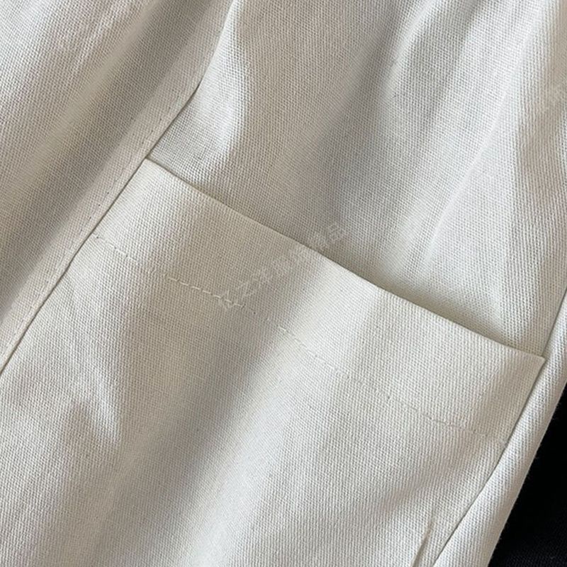 Jiashucheng Quần Short Yếm Ống Rộng Phong Cách Hàn Quốc Thời Trang Mùa Hè Hàng Mới Dành Cho Bạn Nữ