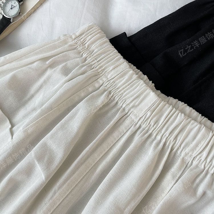 Jiashucheng Quần Short Yếm Ống Rộng Phong Cách Hàn Quốc Thời Trang Mùa Hè Hàng Mới Dành Cho Bạn Nữ