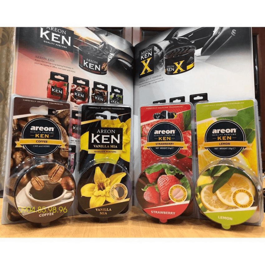 Mới về Sáp Thơm AREON - Nước Hoa ô Tô AREON Khử Mùi Xe Hơi Cao Cấp Chính Hãng Nhập Khẩu Bulgaria thietbixehoi