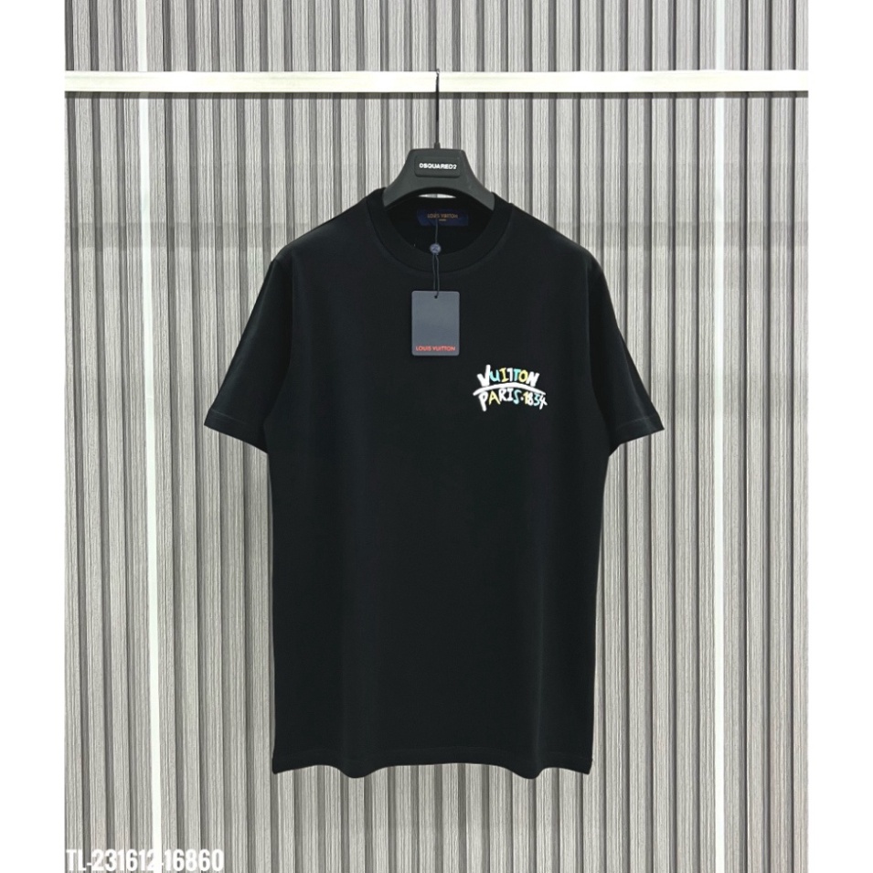 ÁO THUN LOUIS VUITTON RAINBOW , ÁO THUN LV 7 MÀU LOGO NAM NỮ UNISEX