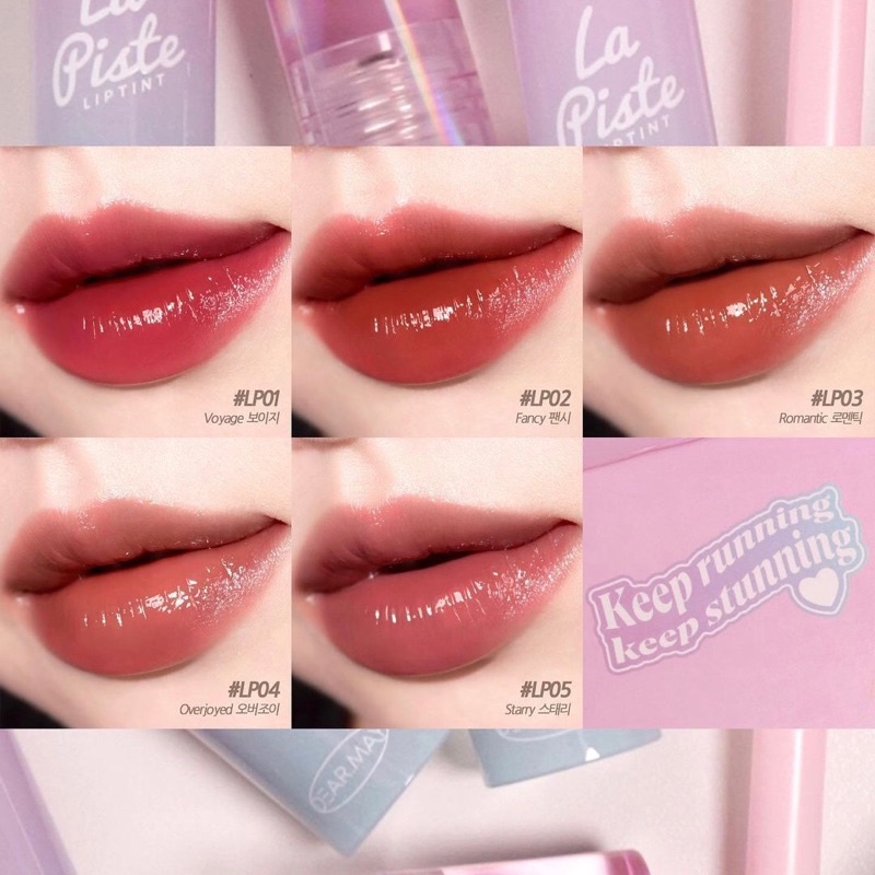 Son tint bóng siêu lì Dearmay La Piste Lip Tint