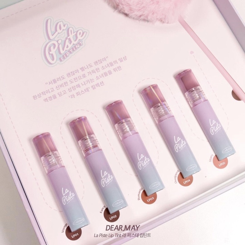 Son tint bóng siêu lì Dearmay La Piste Lip Tint