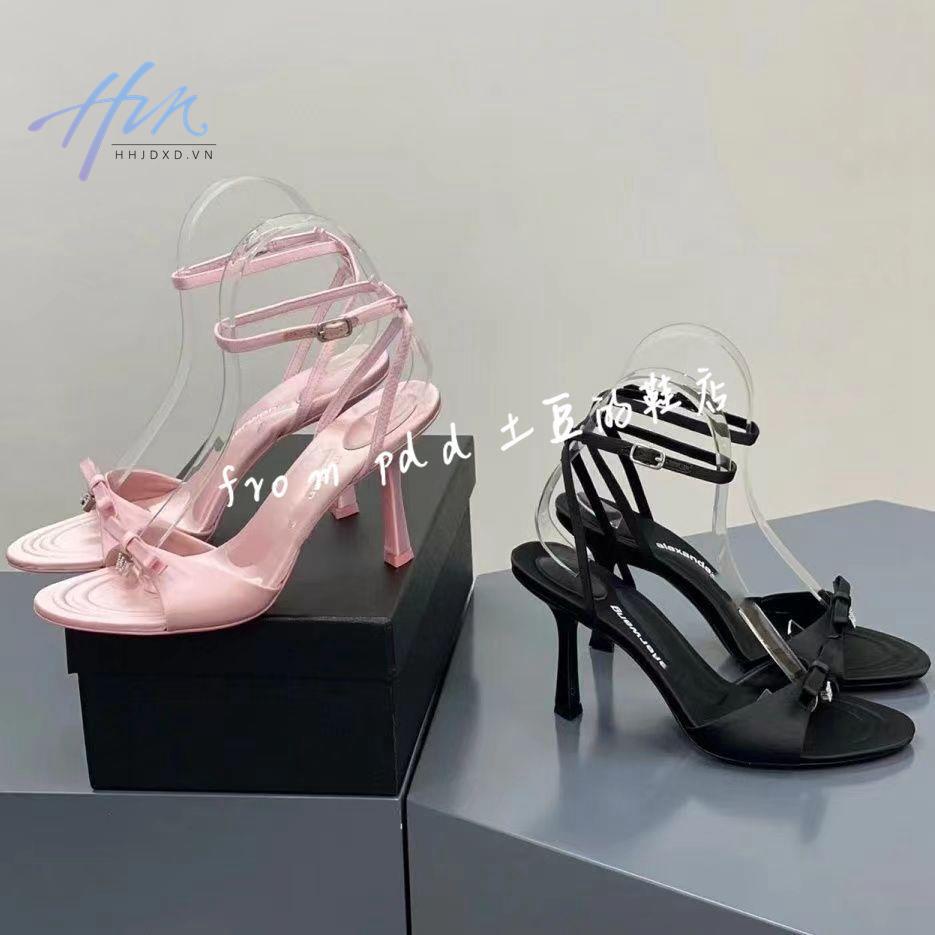 Giày Cao Gót Hở Ngón Đính Đá Thời Trang Mùa Hè 20223