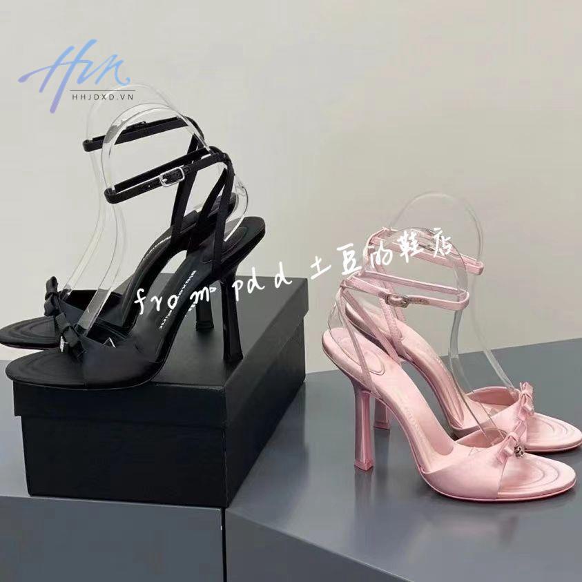 Giày Cao Gót Hở Ngón Đính Đá Thời Trang Mùa Hè 20223