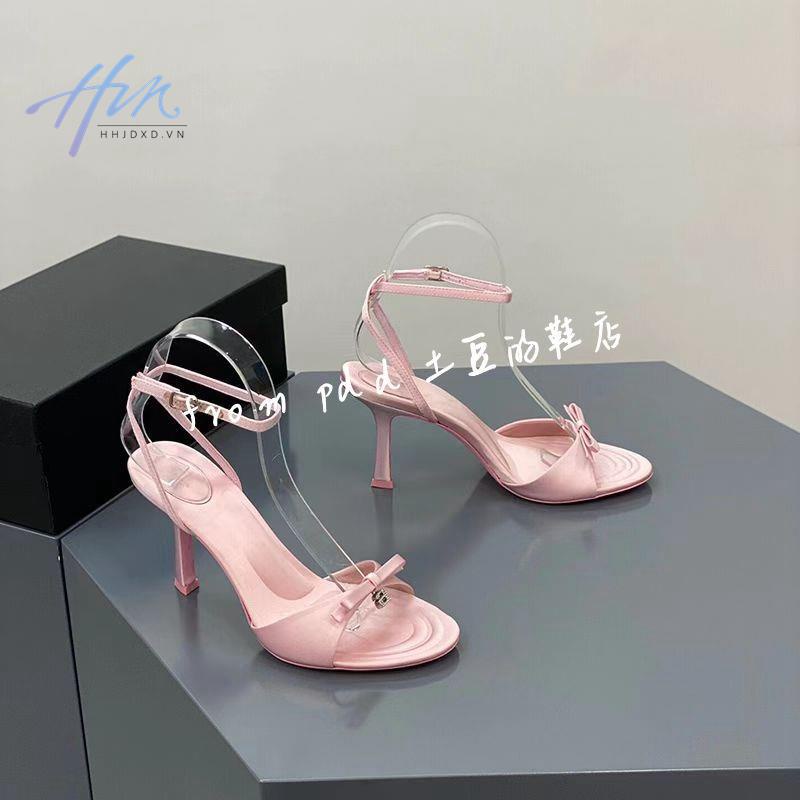 Giày Cao Gót Hở Ngón Đính Đá Thời Trang Mùa Hè 20223