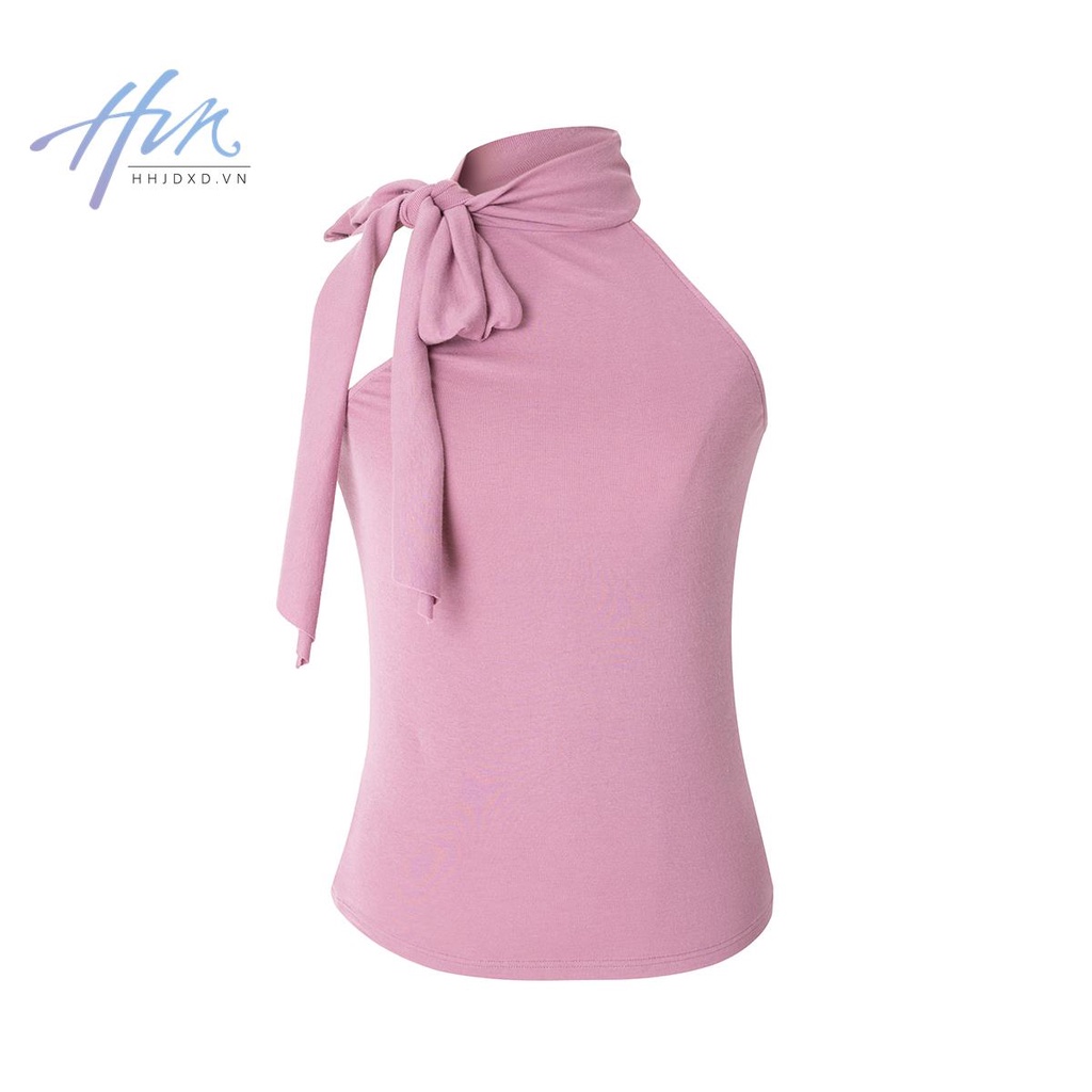Áo Thun Cổ Cao Không Tay Dáng Ôm Phong Cách Hàn Quốc Thời Trang Mùa Hè Cho Nữ