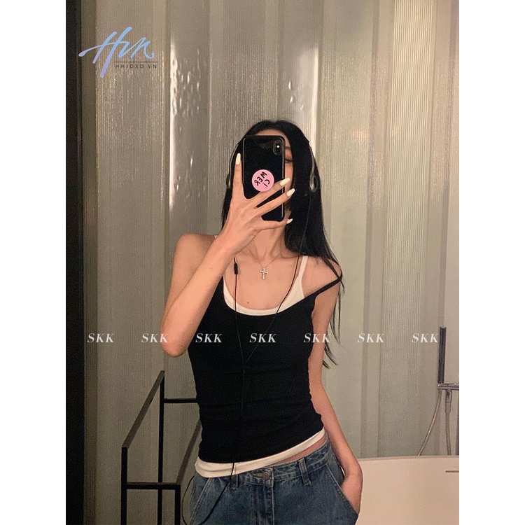 Áo Hai Dây Ôm Dáng Vừa Vặn Dễ Phối Đồ Millennium Cho Nữ