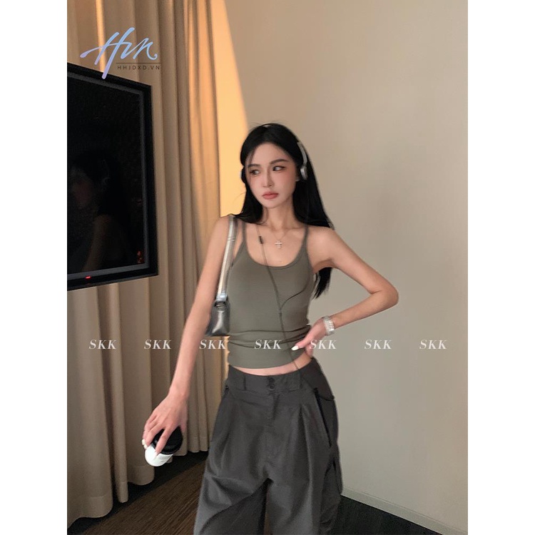 Áo Hai Dây Ôm Dáng Vừa Vặn Dễ Phối Đồ Millennium Cho Nữ