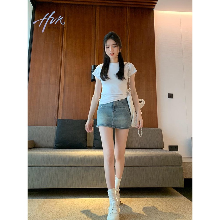 Áo Thun Tay Ngắn Hở Vai Nhiều Mảnh Mùa Xuân Phong Cách Mới Năm 2023