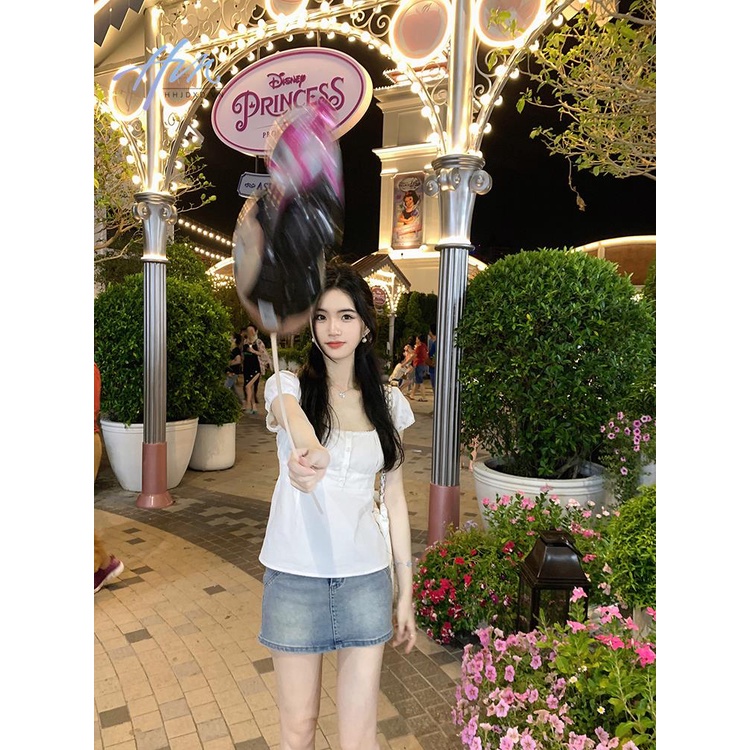 Áo Sơ Mi Trắng Phong Cách Thời Trang Mùa Hè Hàng Mới 2023