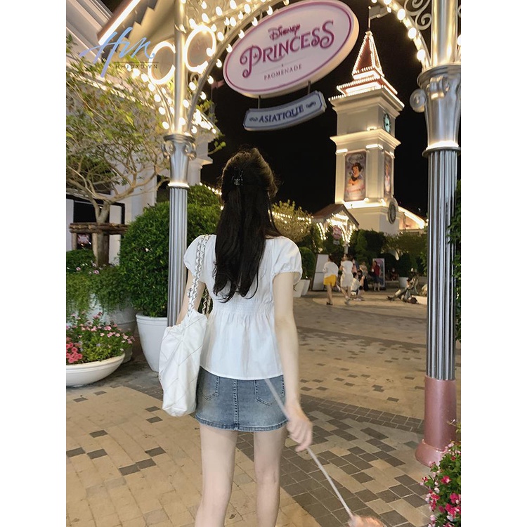 Áo Sơ Mi Trắng Phong Cách Thời Trang Mùa Hè Hàng Mới 2023