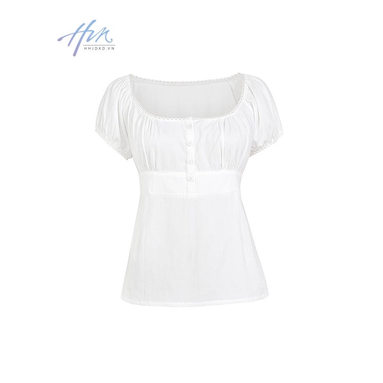 Áo Sơ Mi Trắng Phong Cách Thời Trang Mùa Hè Hàng Mới 2023