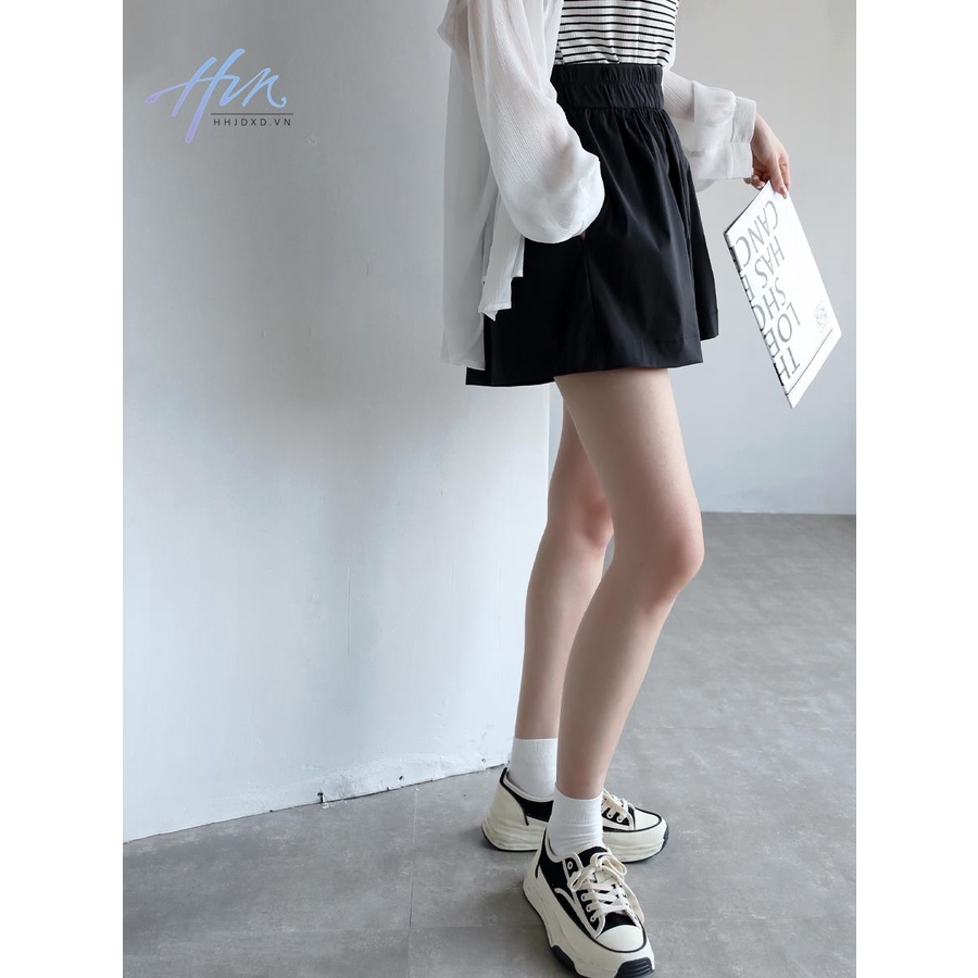Quần Culottes Ống Rộng Màu Trắng Thời Trang Mùa Hè Pháp 2023 Cho Nữ