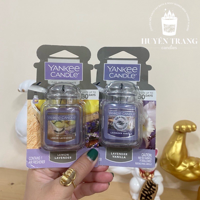 Sáp thơm treo xe hơi oto hãng Yankee Candle USA mùi hương mới