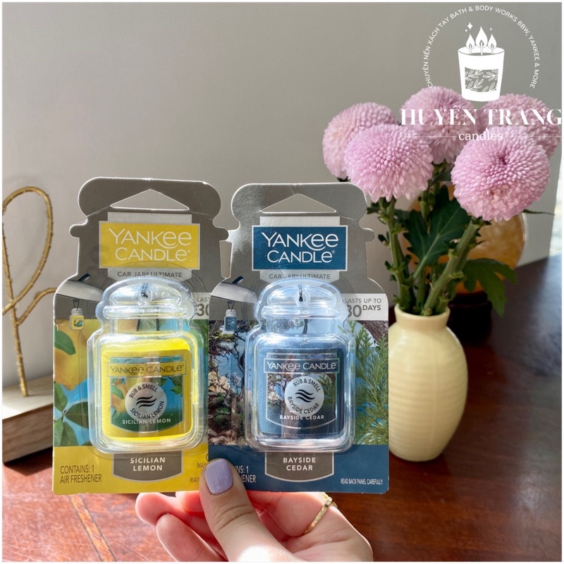 Sáp thơm treo xe hơi oto hãng Yankee Candle USA mùi hương mới