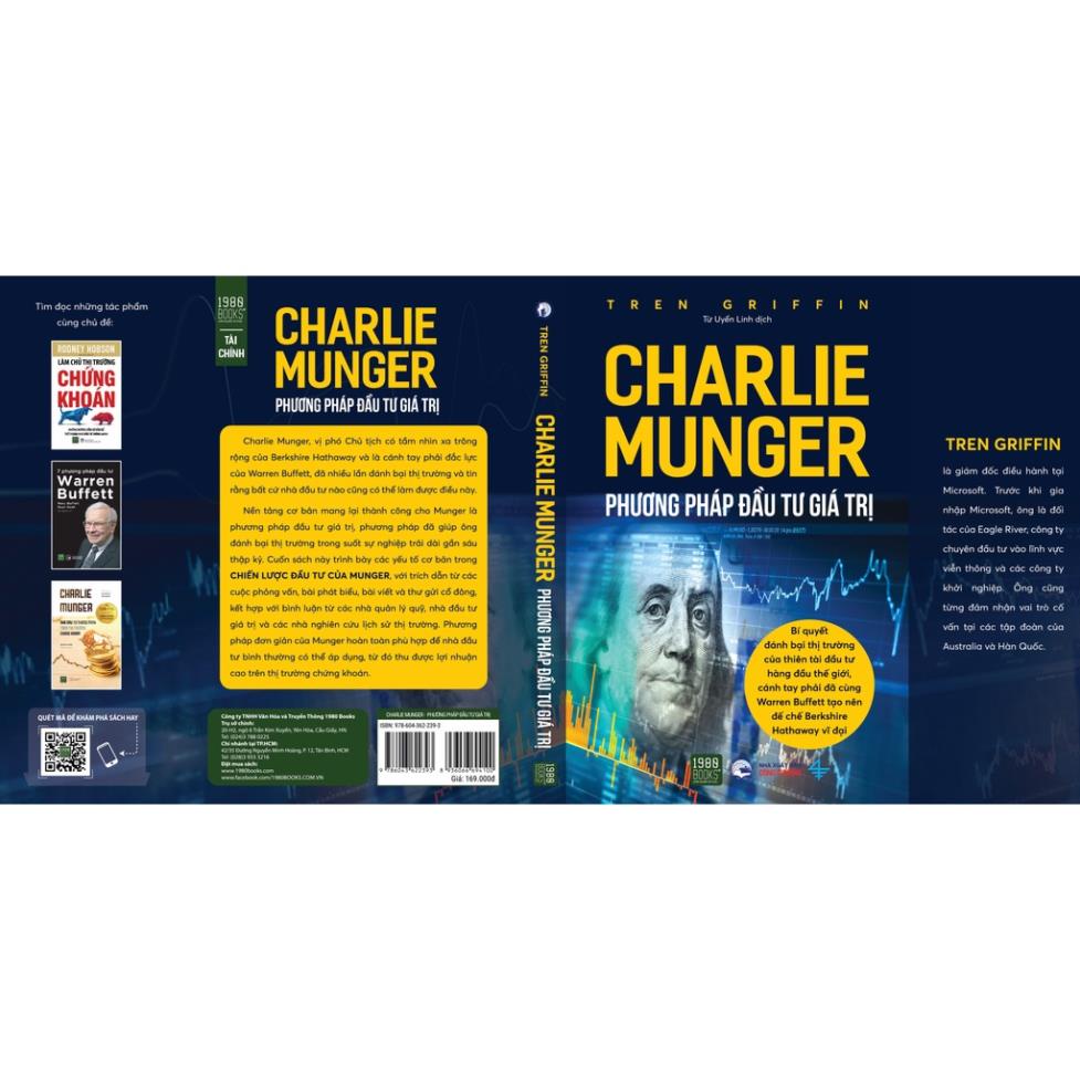 Sách - Charlie Munger - Phương Pháp Đầu Tư Giá Trị - Tren Griffin - 1980 Books