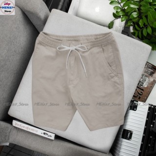 Short kaki nam , Quân short nam lưng thun dây rút cao cấp chất kaki co giản - Men87_store
