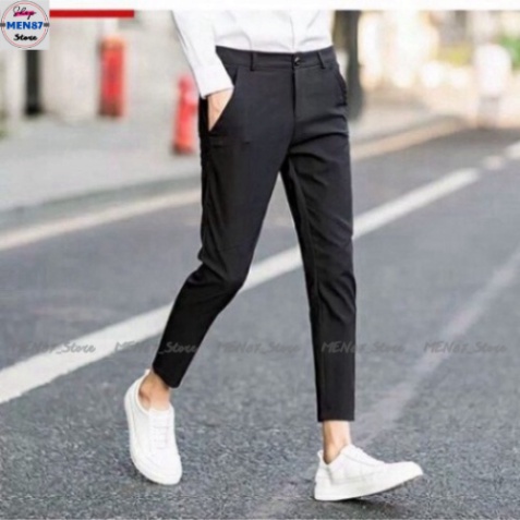 Quần Âu Nam -Quần Tây Nam Học Sinh , Công Sở Chất Vải Co Giản 4 Chiều Chống Nhăn Chống Xù  - Men87_s