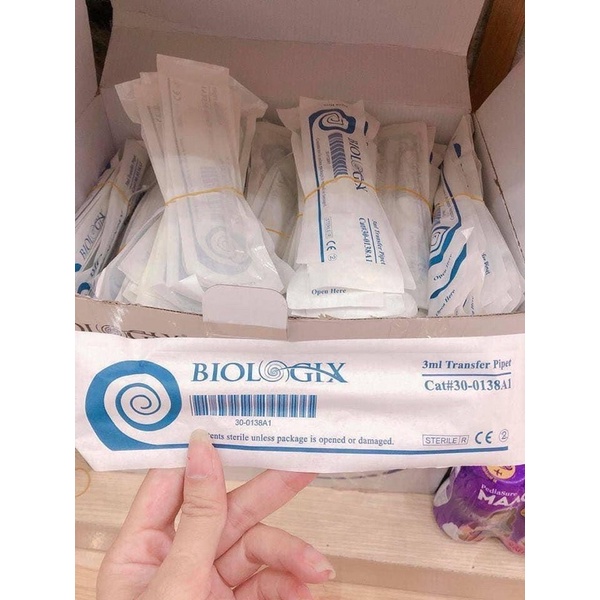 Combo 10 ống bón sữa tiệt trùng Biologix
