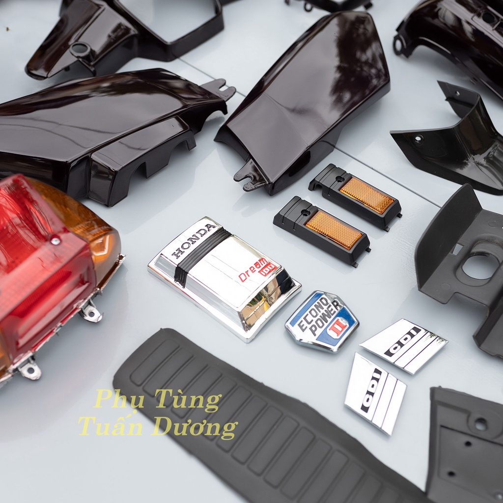 Bộ Vỏ Nhựa Dream Màu Nho TÍm Cao Cấp  - Dàn Áo Dream, Nhựa Dream Sơn Dày Dặn Nhựa ABS Đầy Đủ Các Món