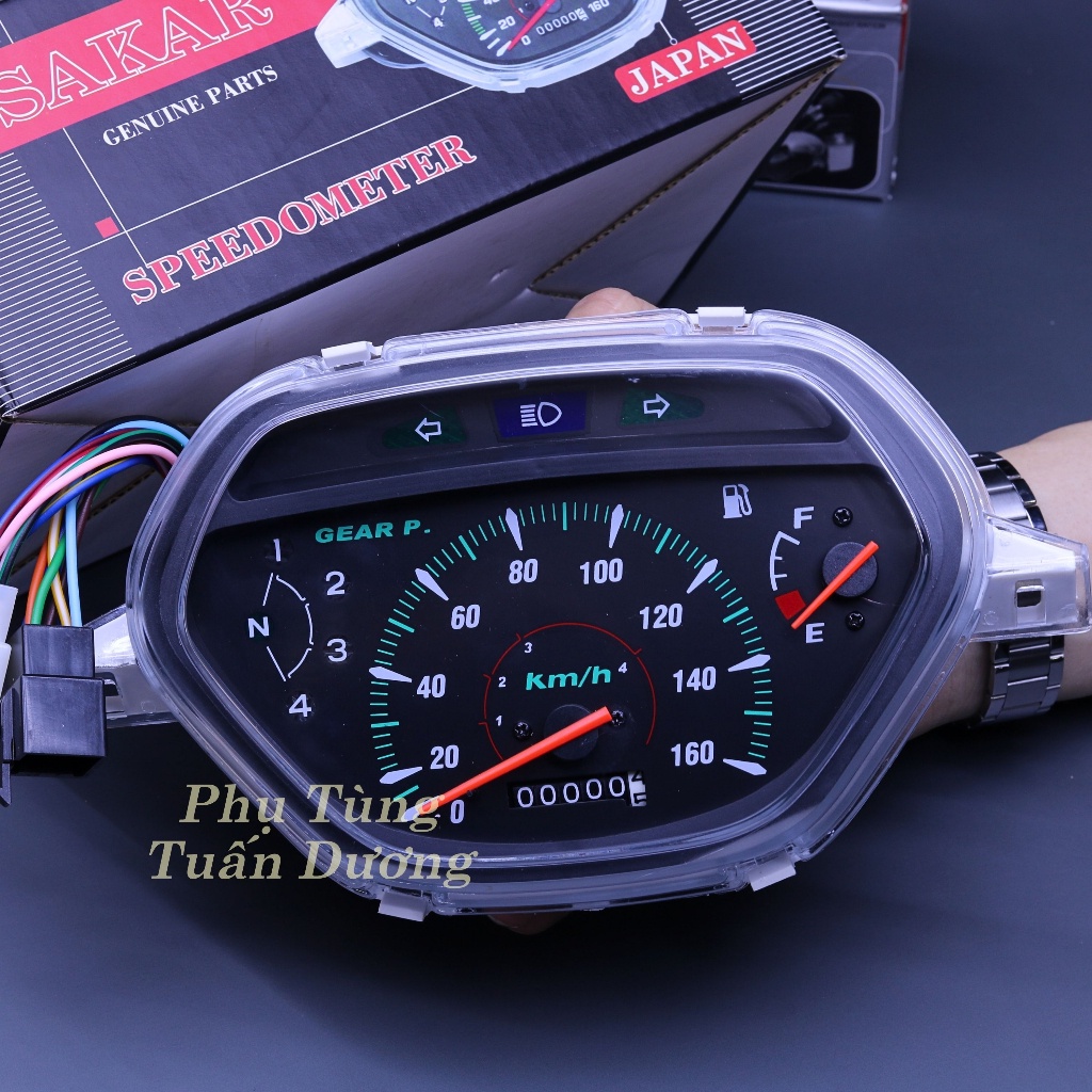 Đồng Hồ Tốc Độ Wave Alpha , Wave ZX , Wave Thái   Cụm Đồng Hồ  Dành Cho Wave Các Đời