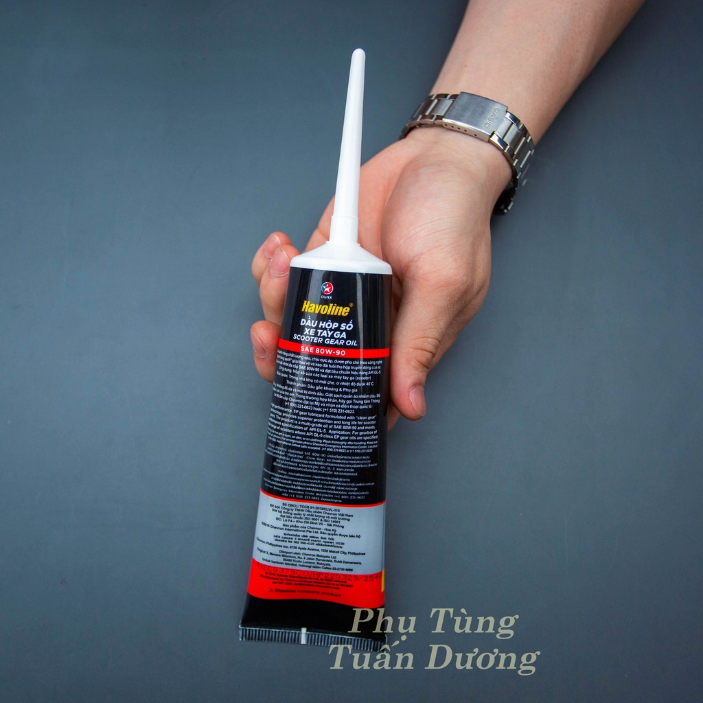 Dầu Lap Xe Ga Caltex Havoline Scooter Gear Oil 80w90  - Dầu Nhờn Xe Ga Hộp Số Havoline Caltex Cho Xe Máy