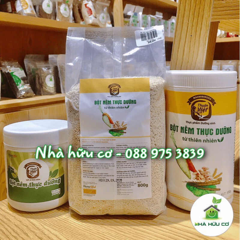 Bột nêm/Hạt nêm NGƯU BÀNG -  Nêm thực dưỡng HOMEFOOD - Date: 4/2024 - Nhà Hữu Cơ hatnem