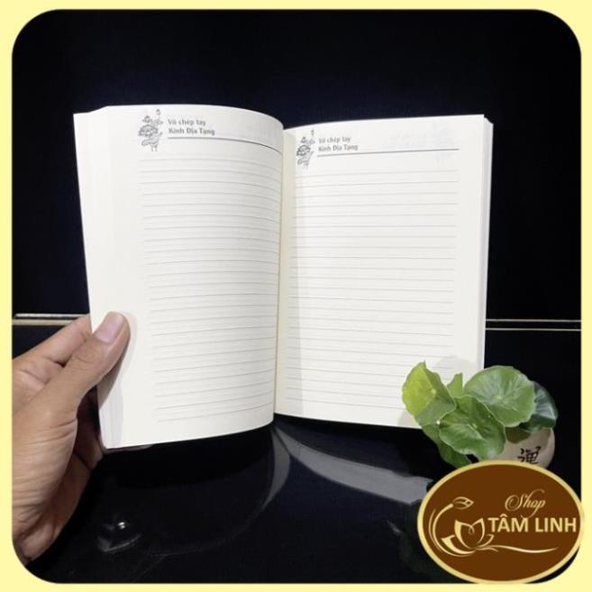 Tặng viết, Vở Chép Tay Kinh Địa Tạng Bồ Tát Bổn Nguyện Trọn Bộ Giấy Đẹp Có thể viết bút máy