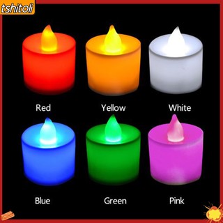 [tshitoli] Đèn LED hình nến trang trí tiệc cưới chạy bằng pin