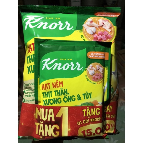 Hạt nêm knorr 1 gói 900g tặng gói hạt nêm knorr 150g hatnem