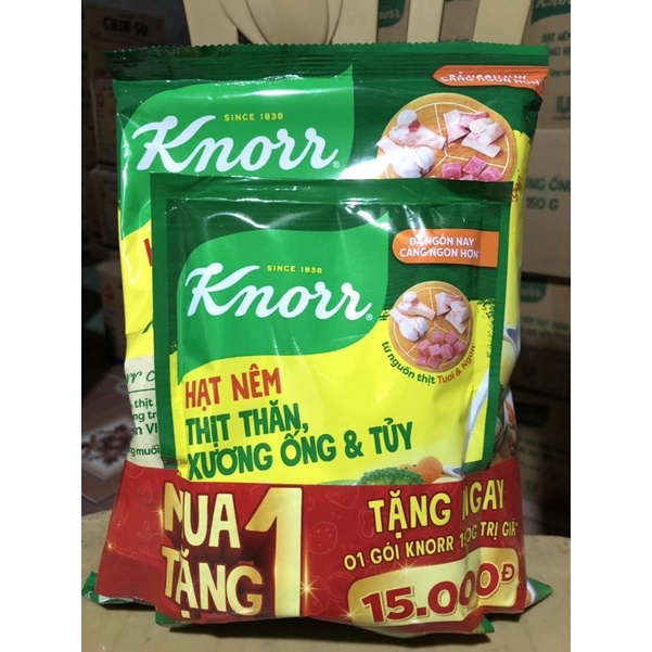Hạt nêm knorr 1 gói 900g tặng gói hạt nêm knorr 150g hatnem