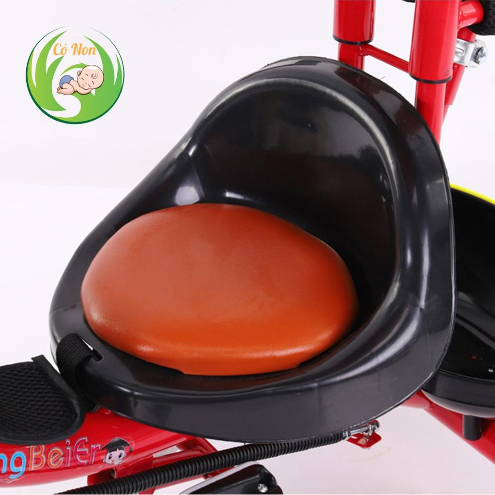 Xe đẩy 3 bánh mái che yên bọc da có mái che SDY 310