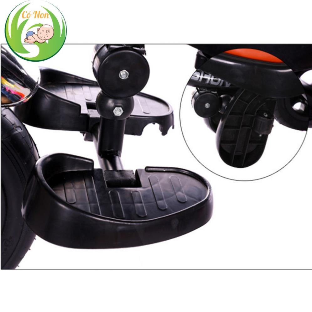 Xe đẩy 3 bánh mái che yên bọc da có mái che SDY 310