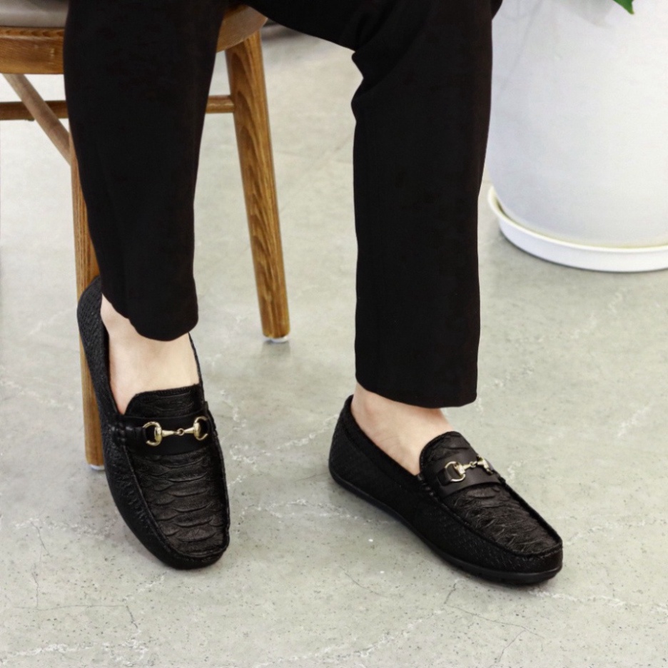 Giày Mọi Nam văn phòng Da PU thời thượng Phom Dáng Cực Ôm Chân Mã M013