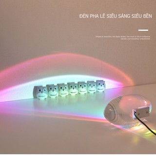 Đèn ngủ pha lê, Đèn cầu pha lê 3 màu, đèn decor pha lê