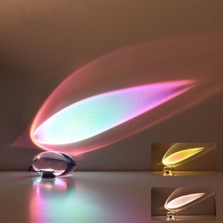 Đèn ngủ pha lê, Đèn cầu pha lê 3 màu, đèn decor pha lê