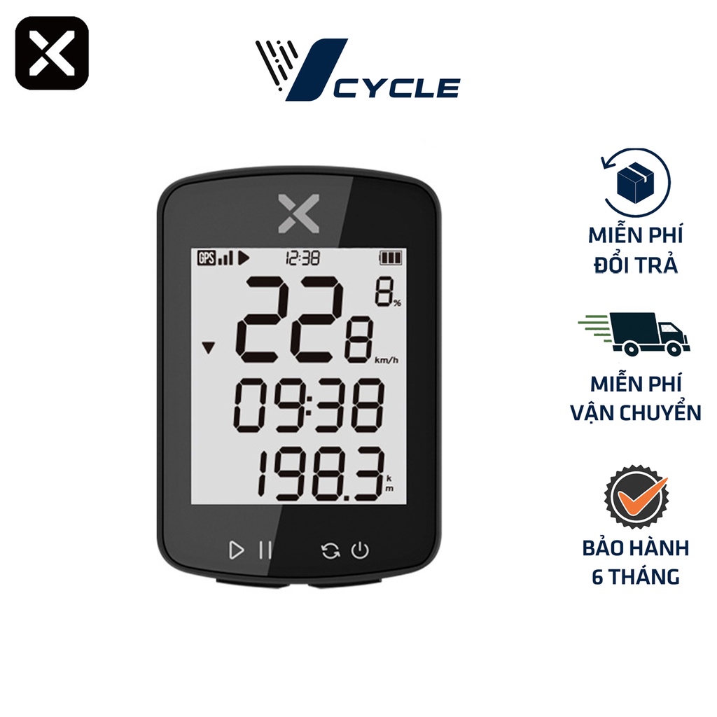 Đồng hồ GPS Xoss G thế hệ 2, Đồng hồ đo tốc độ xe đạp không dây chống nước đồng hồ xe đạp thể thao