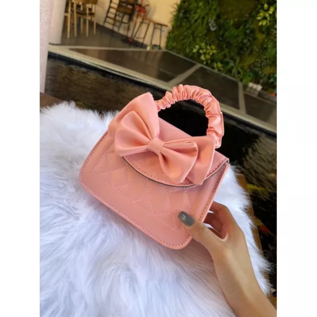 Túi xách nữ đeo chéo, túi mini 18cm để vừa điện thoai chất da mềm quai nhún mã H96