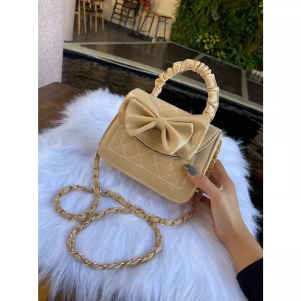 Túi xách nữ đeo chéo, túi mini 18cm để vừa điện thoai chất da mềm quai nhún mã H96