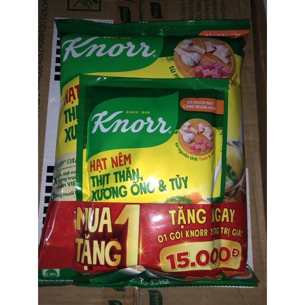 Hạt nêm knorr 1 gói 900g tặng gói hạt nêm knorr 150g hatnem