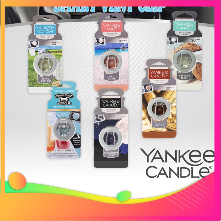 Xả kh0 KẸP THƠM XE Ô TÔ YANKEE CANDLE