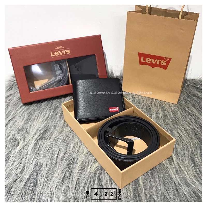 ẢNH THẬT - SET VÍ THẮT LƯNG LEV CAO CẤP