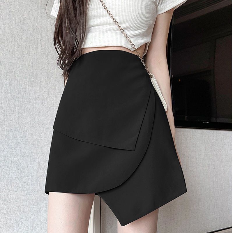 Jiashucheng Chân Váy Chữ a Lưng Cao Dáng Ôm Thời Trang Mùa Hè Cho Nữ