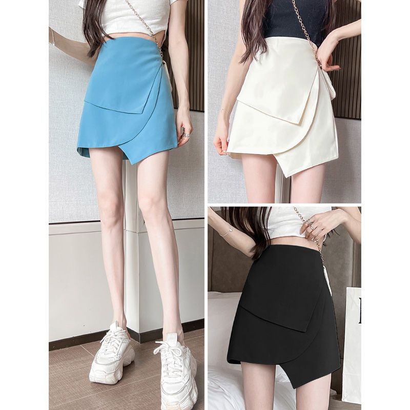 Jiashucheng Chân Váy Chữ a Lưng Cao Dáng Ôm Thời Trang Mùa Hè Cho Nữ